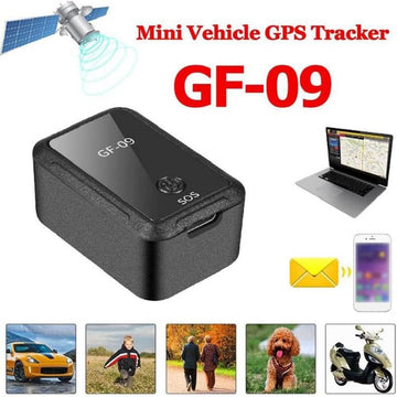 Mini Magnetic GPS Tracker, GF09 Real Time Life Tracking Device for Vehicles, Kids, Elder, Pets, APP Remote Control Anti-Lost Device GSM GPRS Locator - Imported from UK